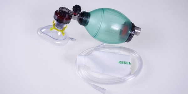 Resuscitator PVC Ambu Bag, TW8321, Green