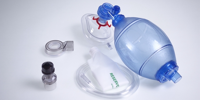 Ambu Bag PVC Resuscitator, TW8311, Blue